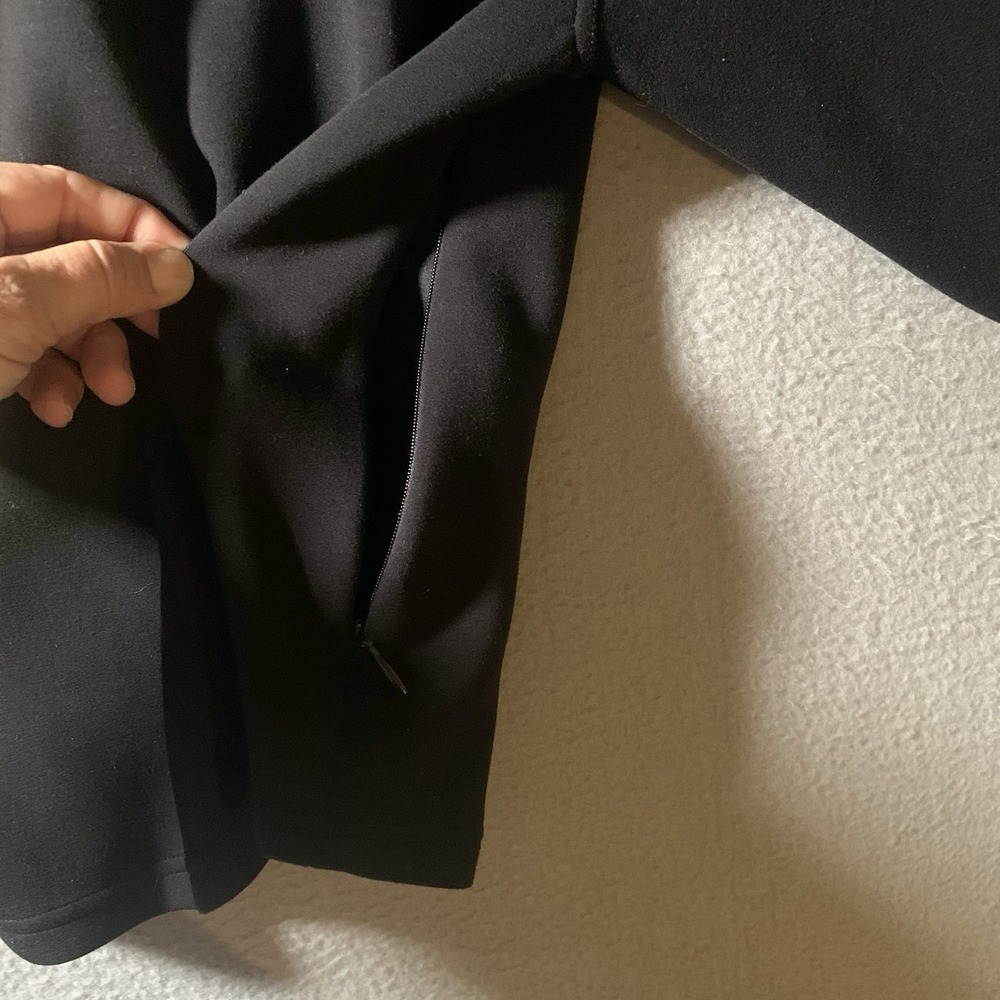 lululemon Gathered Waist Crew Pullover Size12 black - Picture 8 of 10